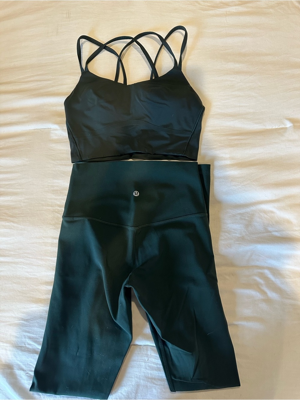 Lululemon Women's Rainforest Green Matching set